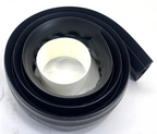 (1) New Commercial Electric 5' Cable Armor Floor Channel, Flexible PVC, Black