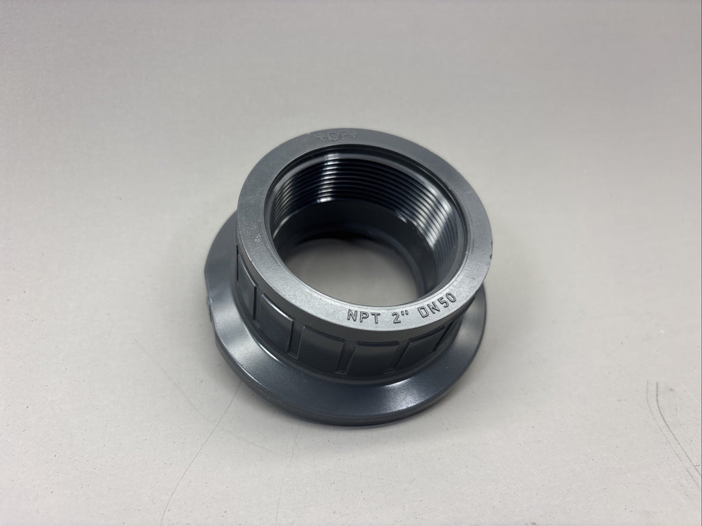 GF Georg Fischer 2 in Ball Valve Threaded End, PVC, 2" DN50