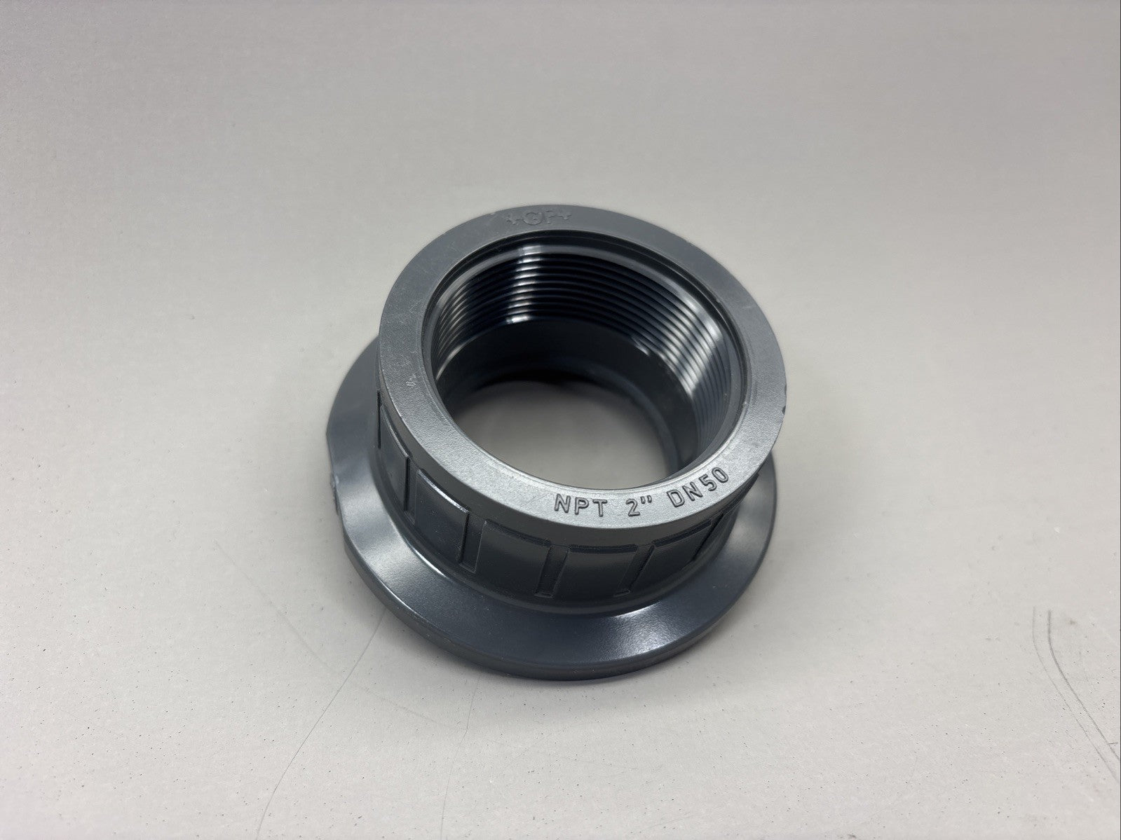 GF Georg Fischer 2 in Ball Valve Threaded End, PVC, 2" DN50