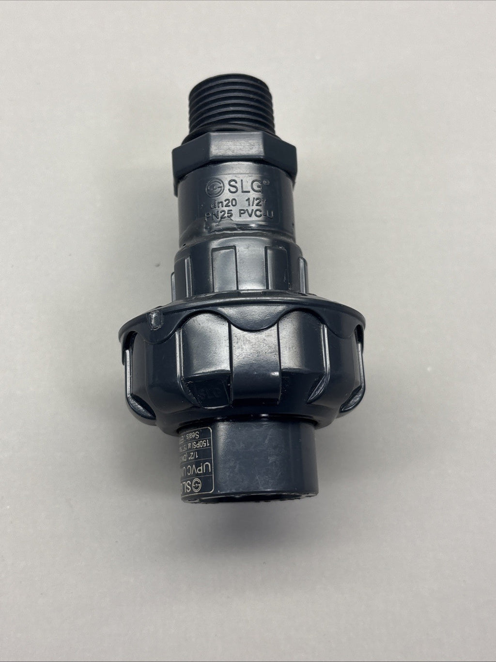 2PACK SLG UPVC Valve Pipe Fittings 1/2" DN15 150 PSI 20 mm Male adapter PN25