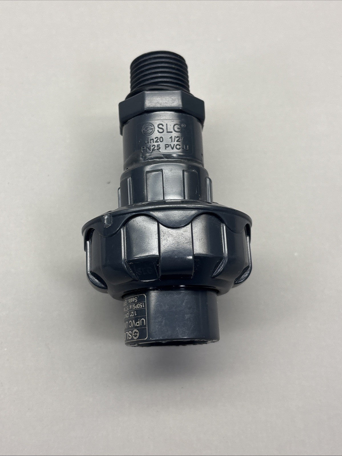 2PACK SLG UPVC Valve Pipe Fittings 1/2" DN15 150 PSI 20 mm Male adapter PN25