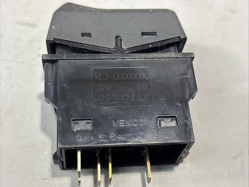 2019-2023 VOLVO VNL 760 D13 DASHBOARD DASH LIGHT SWITCH CONTROL 22392444 OEM