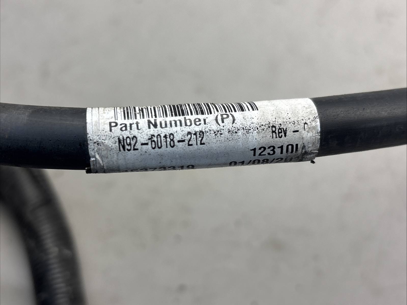 Dynacraft PACCAR ASSY N92-6018-212  Battery Cable