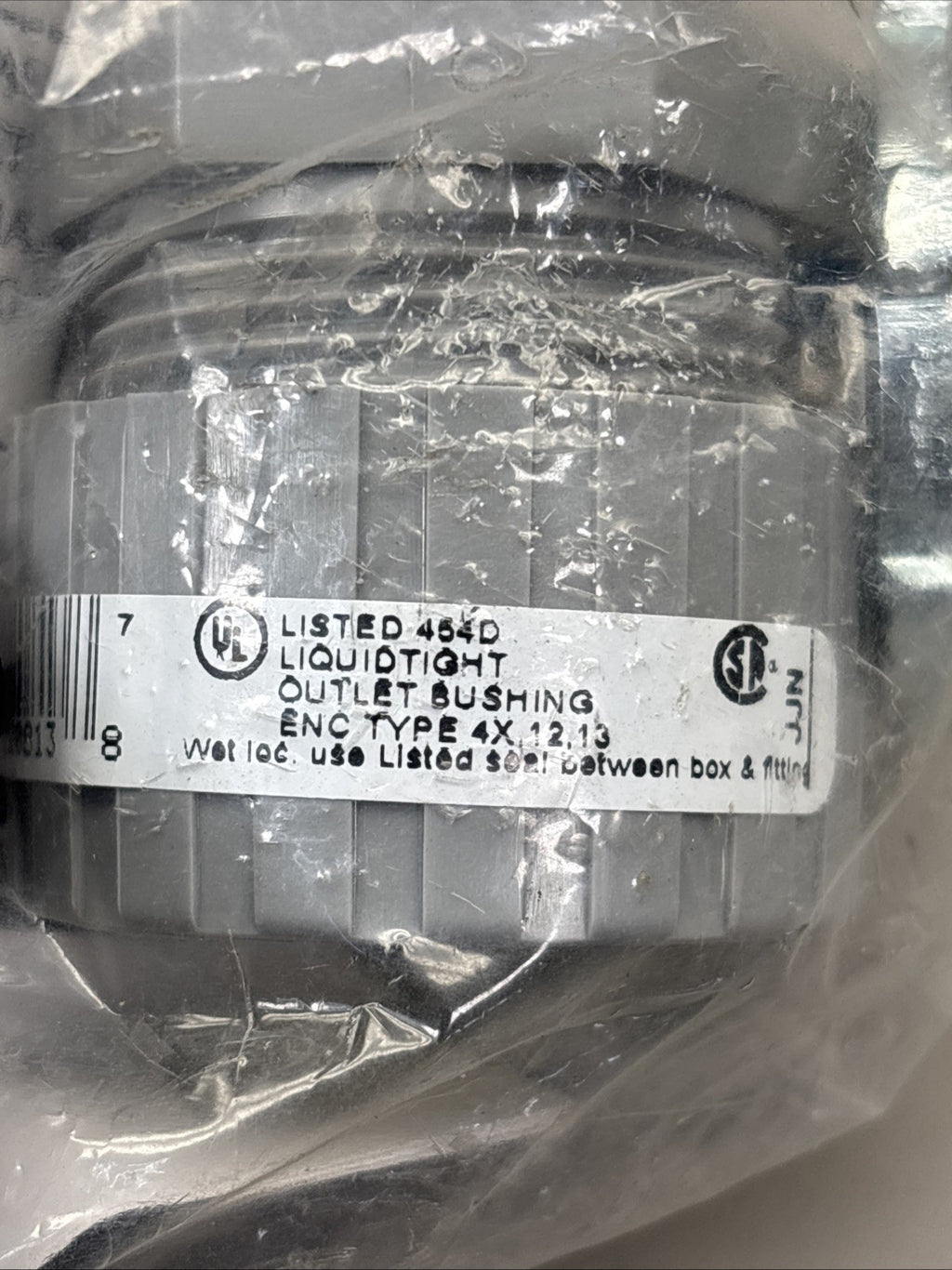 Hubbell SHC1041CRNR Cord Connector, Nylon, N.P.T hub size 1", Diameter 63"-75"