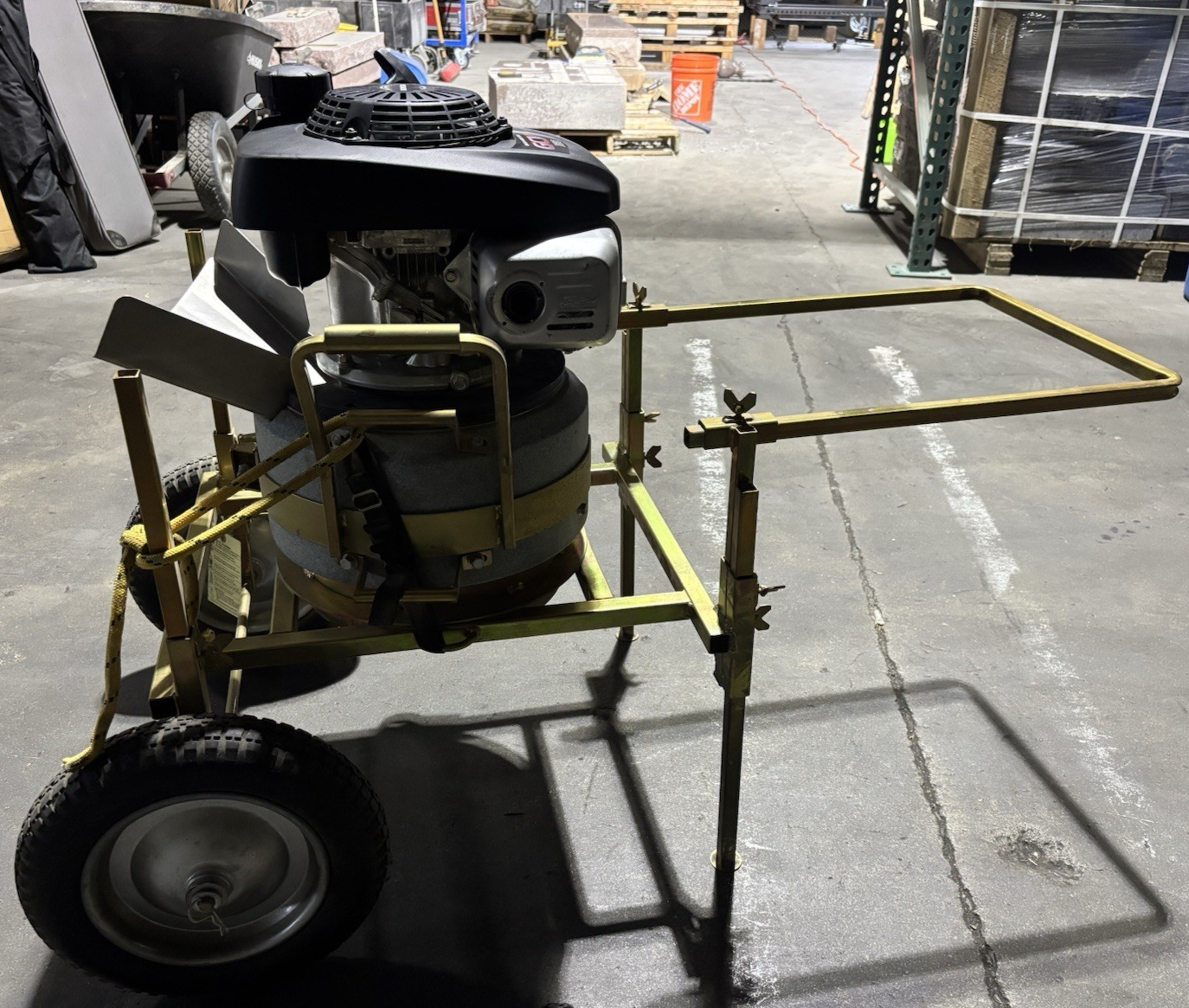 Rock Crusher with Honda Engine GCV 160cc 5HP AIR cooling System. Cart INCLUDED!