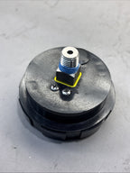 Span Industrial Pressure Gauge 200 psi to 0 psi, 2 1/2 in Dial, 1/4 in NPT Male