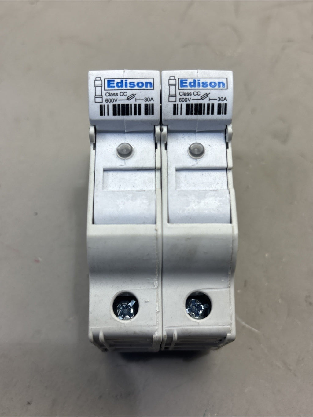 EDISON EHCC EHCC2DIU 2-POLE 30A FUSE HOLDER 600V 18-4 AWG