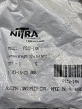 NITRA MS12-14N Male Straight Pneumatic Fitting 1/2" Tube x 1/4" NPT Thread