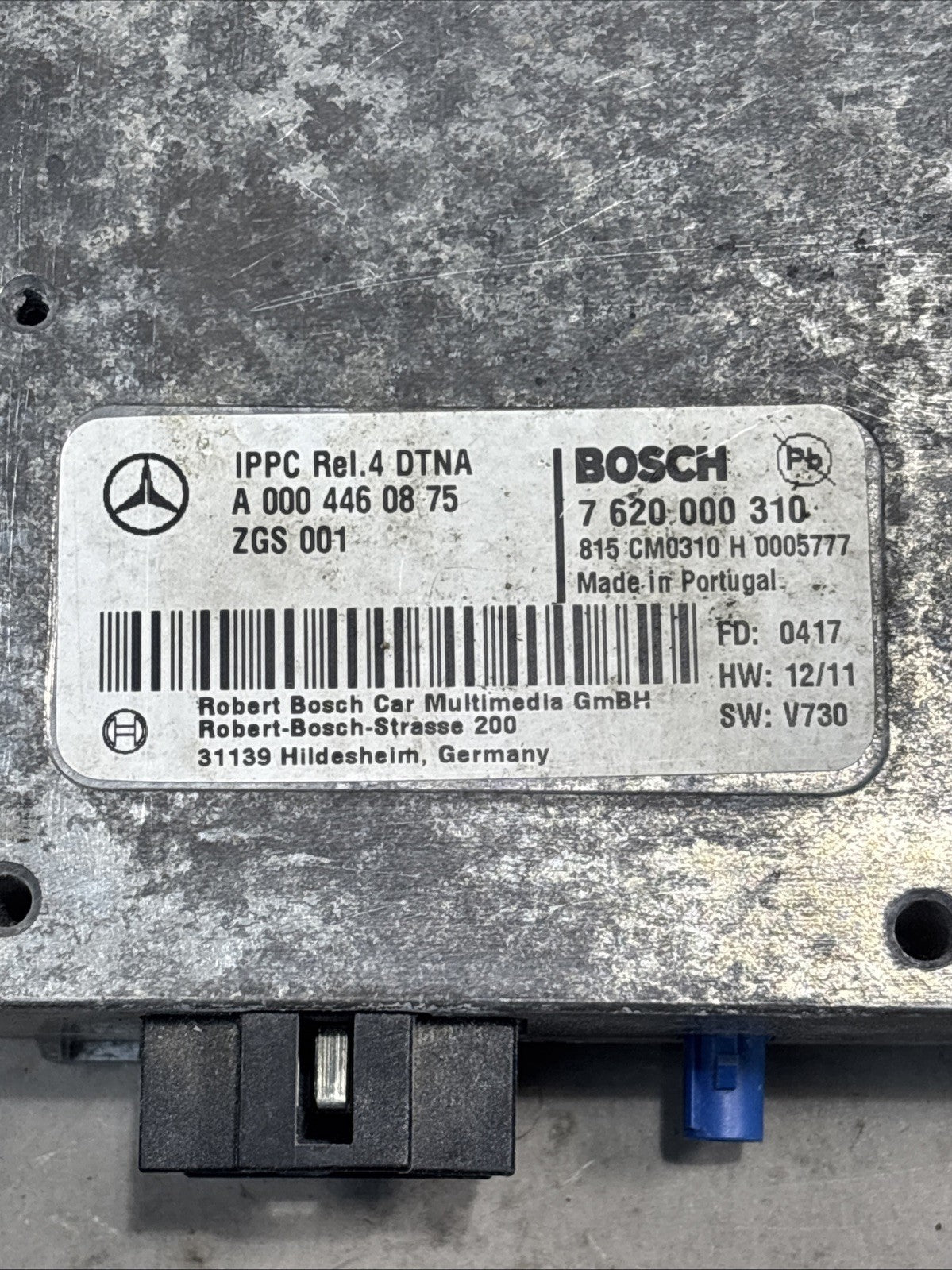 Freightliner Cascadia BOSCH IPPC ECU Control Unit 7 620 000 310, A 000 446 08 75