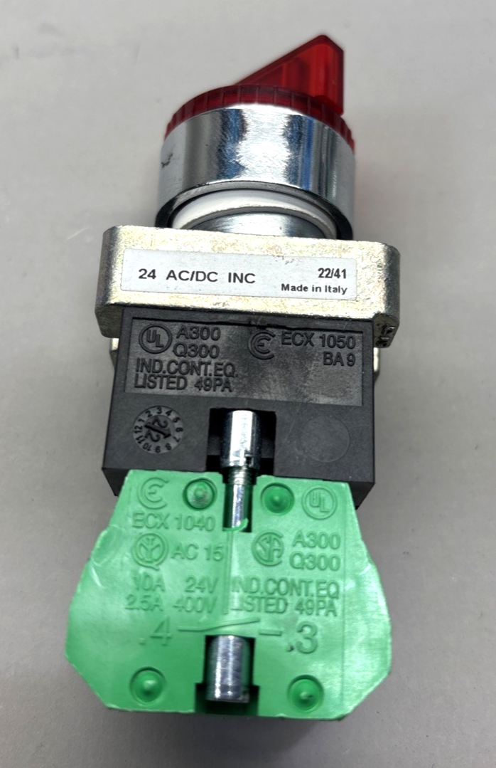 Automation Direct ECX-1050 Switch with ECX-1040 Contact Block - Free Shipping