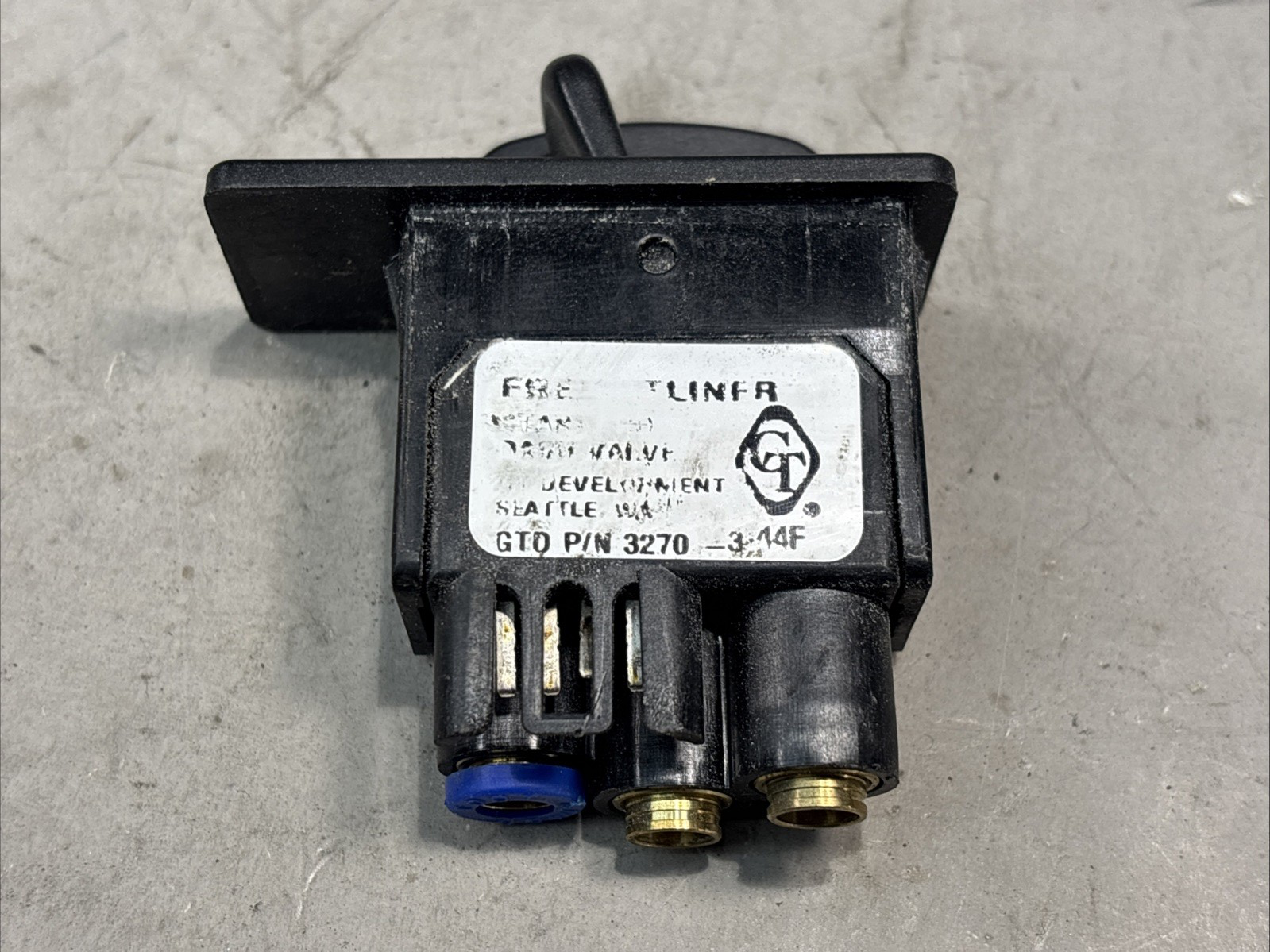 GTD 3270-3 Freightliner Standard Dash Valve