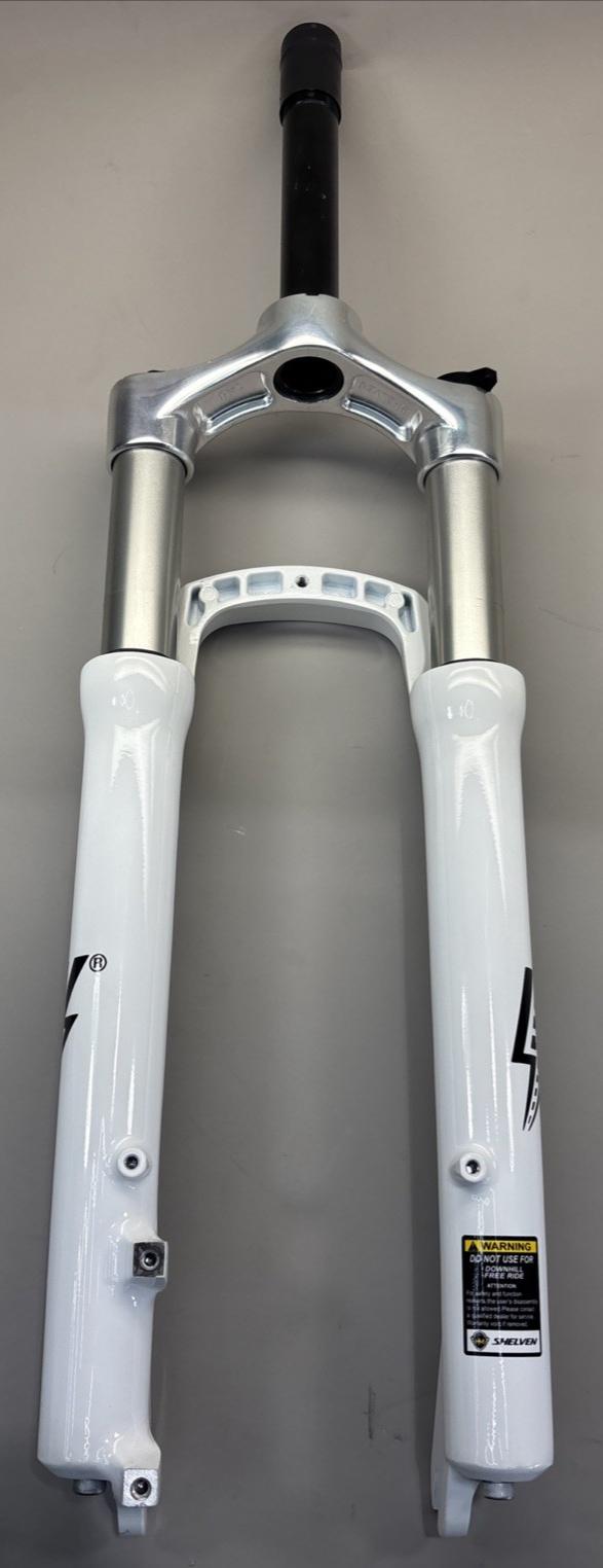 SHELVEN Lockout QR 27.5" Suspension FAT Bike Fork - WHITE