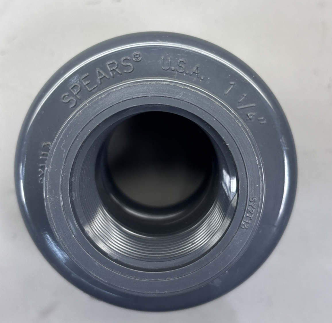 Spears 858-012, 1-1/4 PVC80 THD UNION PART# 858-012
