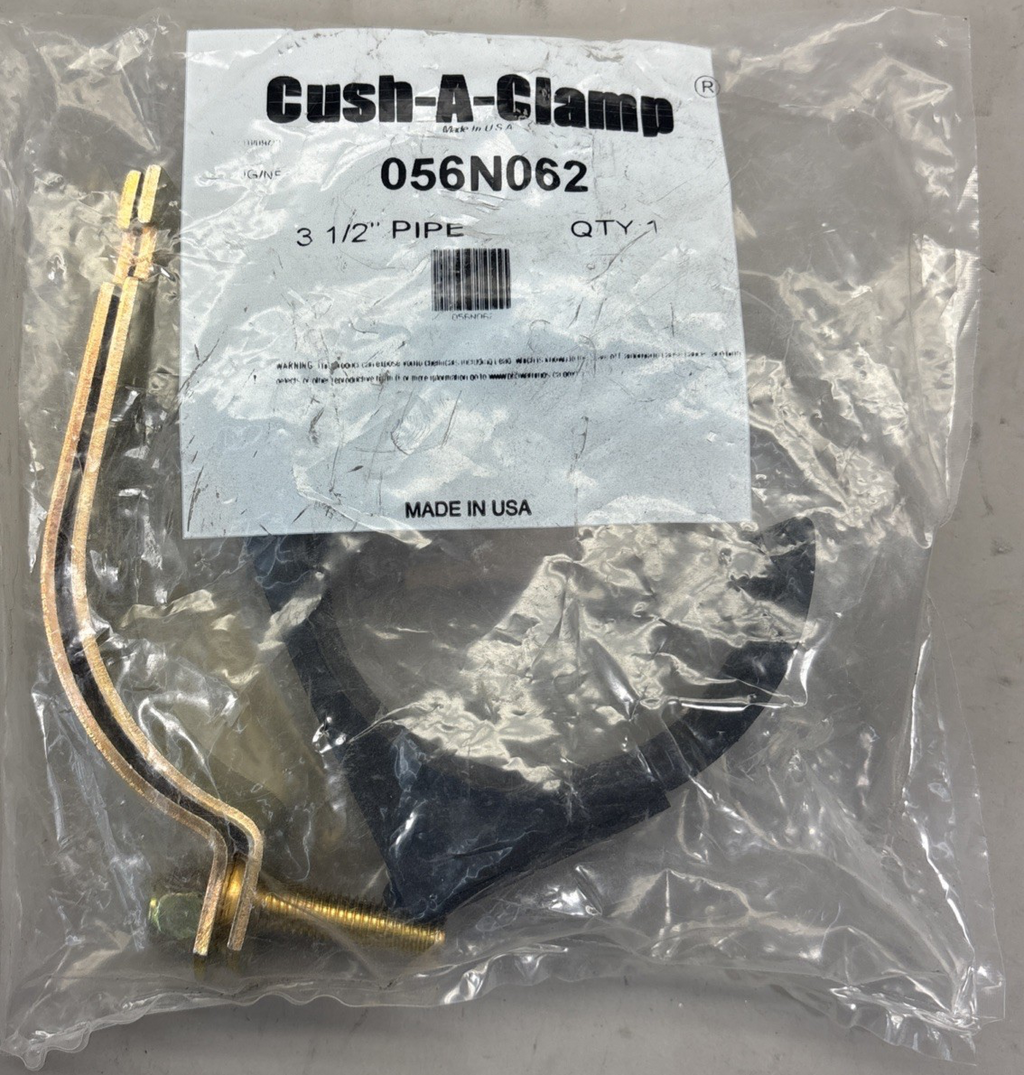 Cush-A-Clamp 056N062 3.5 Inch OD 3-1/2" OD / 3" NP Strut Mounted Pipe Clamp