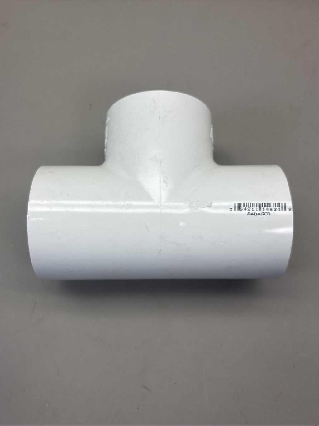 SPEARS 6 pc Box of 401-020 PVC Pipe Fitting, Tee Socket Schedule 40, White, 2"