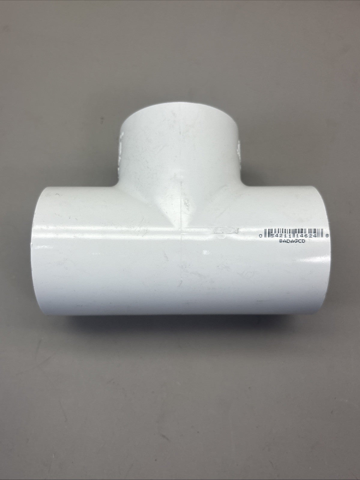 SPEARS 6 pc Box of 401-020 PVC Pipe Fitting, Tee Socket Schedule 40, White, 2"