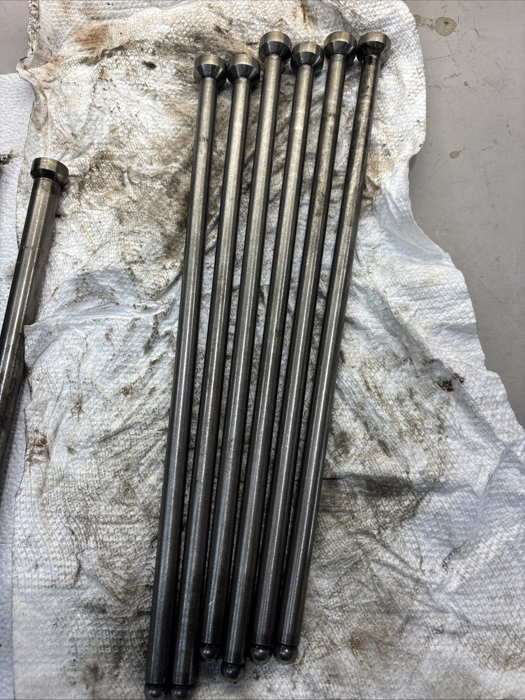 SET OF 12 - PACCAR ROD TAPPET INLET PUSH ROD 2014634 / 2149748
