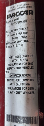 PACCAR A2C8070310195 KENWORTH T680 CHASSIS CONTROL MODULE, CA