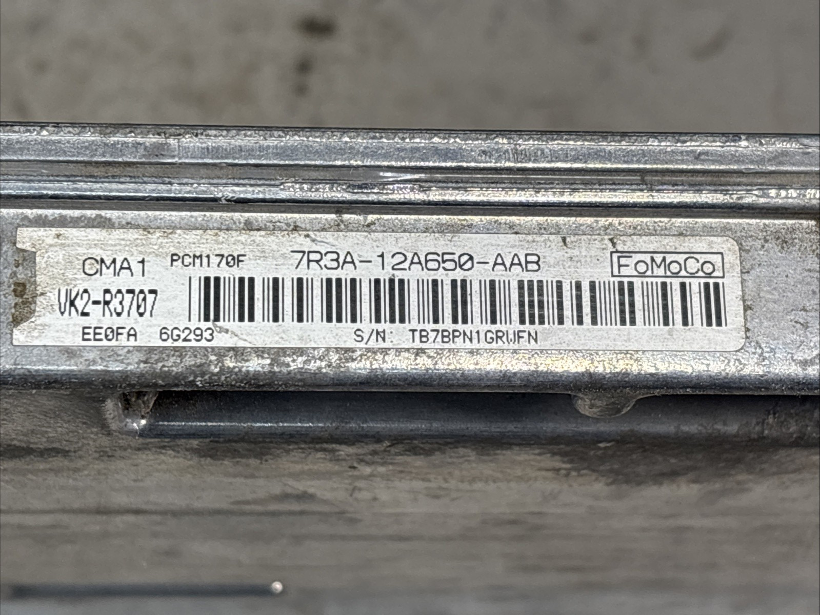 2007 Ford Mustang ECM Engine Control Unit ECU 7R3A-12A650-AAB