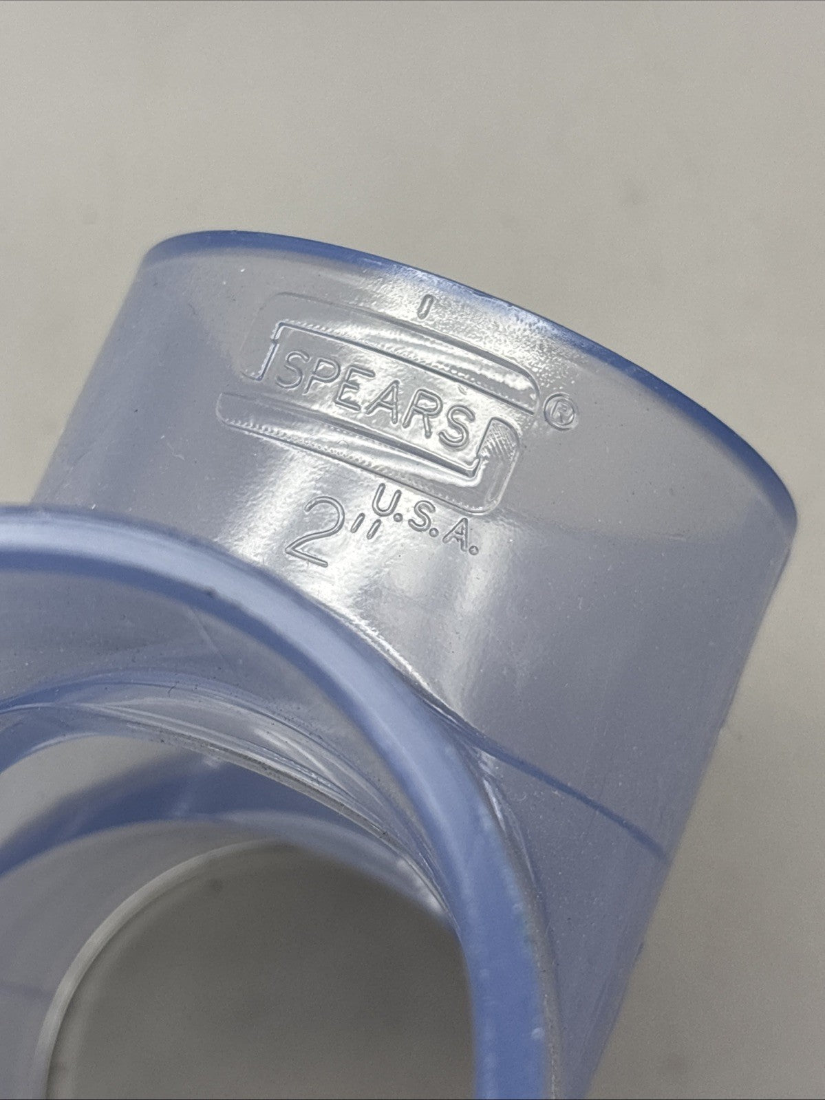 Set of 2 SPEARS 401-020 TEE 2 In SCH 40 PVC Standard Clear