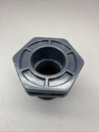 Hayward Flow Control BFA1020SES Bulkhead Tank Fitting, 2", Pvc/Epdm
