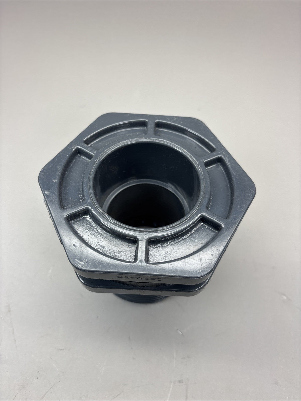 Hayward Flow Control BFA1020SES Bulkhead Tank Fitting, 2", Pvc/Epdm