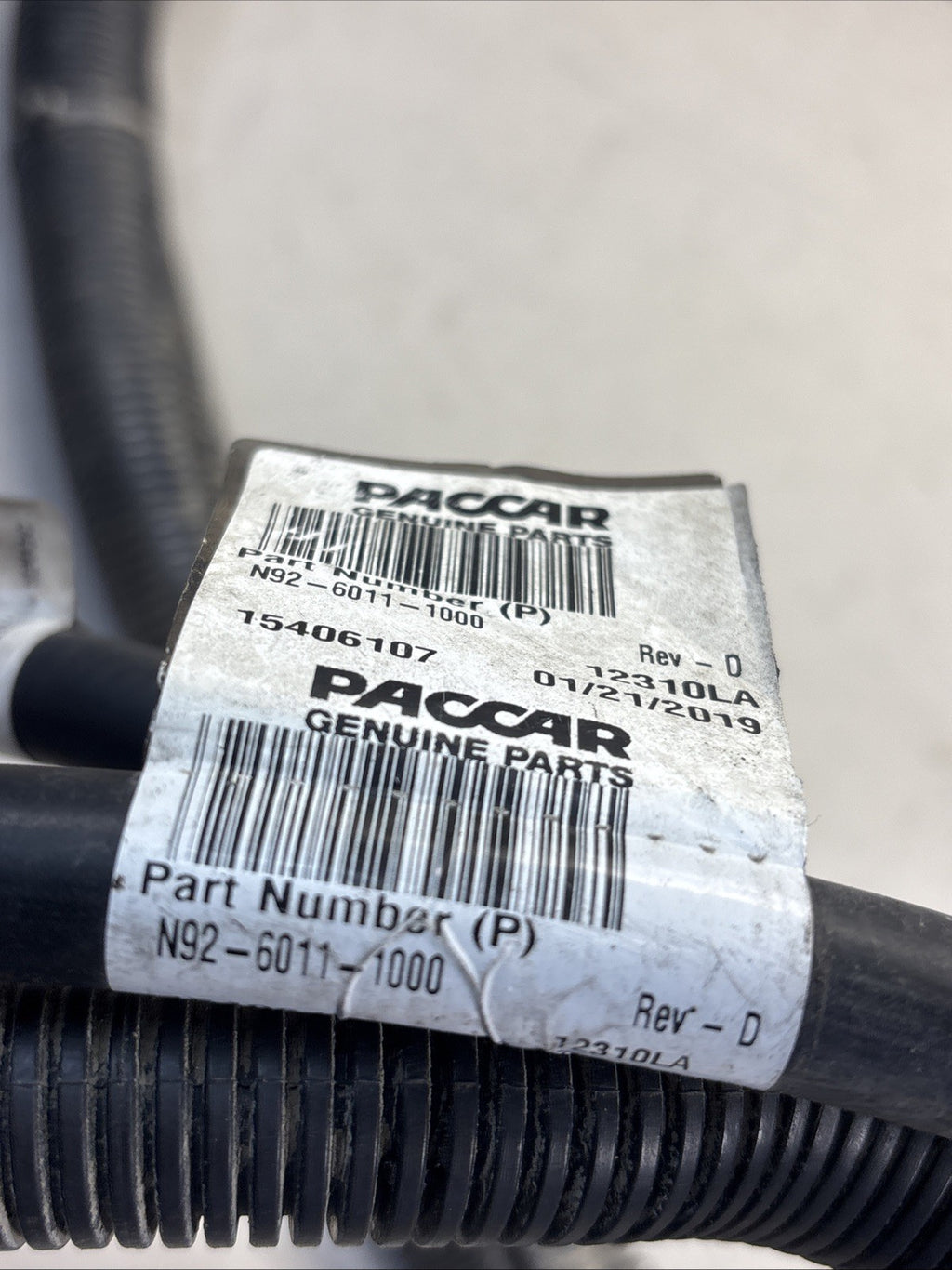 Dynacraft PACCAR ASSY N92-6011-1000 Harness-Inverter Jamper Battery 15406107