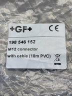 +GF+ Georg Fisher 198 546 152 M12 connector with cable 10m PVC