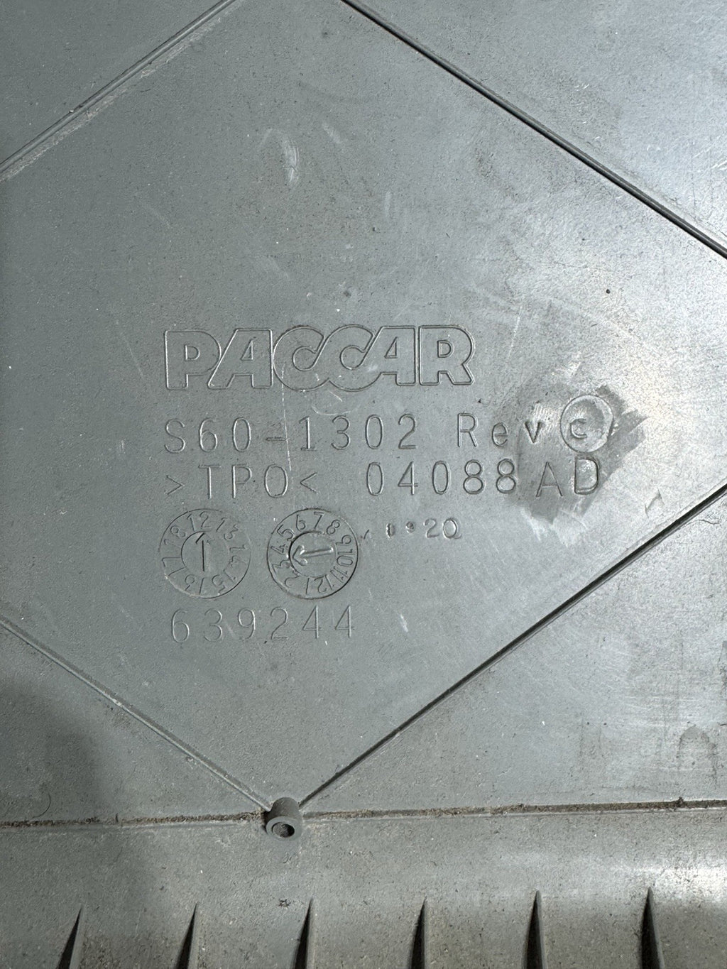 PACCAR Kenworth Trim Panel - Kick Plate (Right)  P/N: S60-1302-671