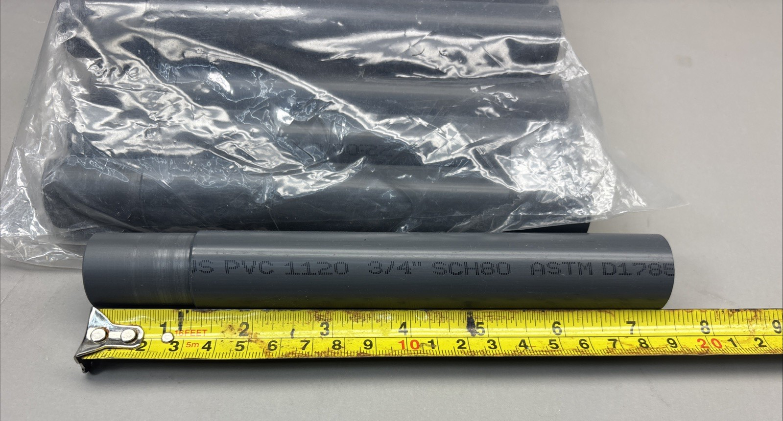 LOT 12 of Each size PVC 1120 ASTM 1785-21 690 PSI 3/4 - 9" 1/4 and 7" 1/4