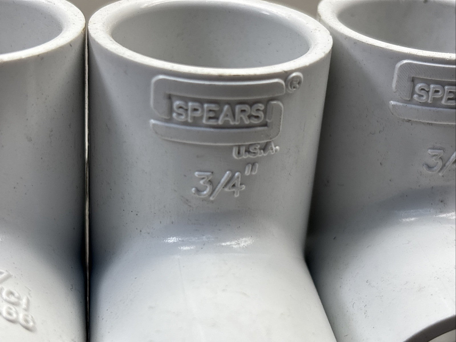 LOT of 4 Spears 420-007 3/4" PVC40 Cross Part# 420-007
