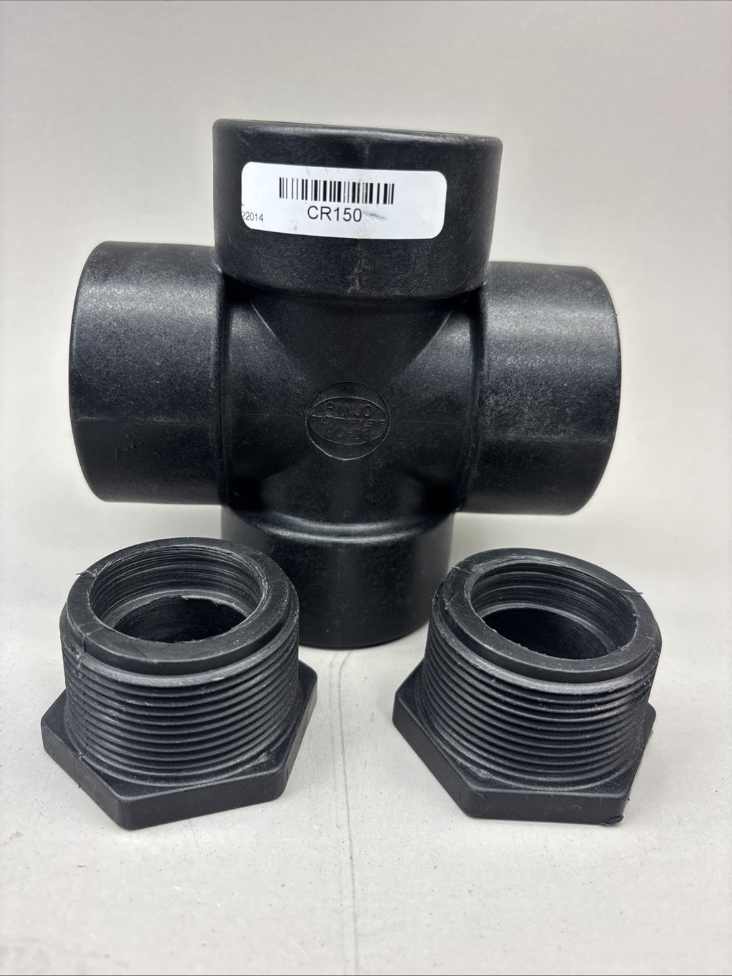 Banjo Cr150 Cross, Polypropylene, 1-1/2", Schedule 80, 300 Psi Max Pressure