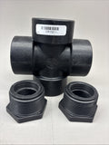 Banjo Cr150 Cross, Polypropylene, 1-1/2", Schedule 80, 300 Psi Max Pressure
