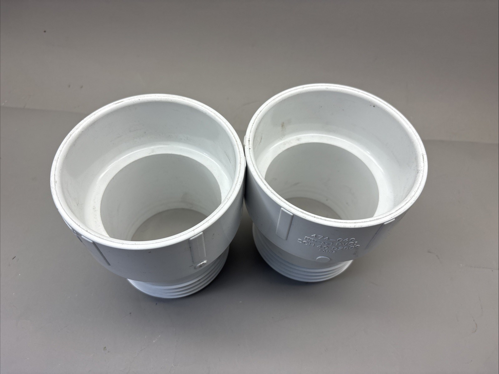 Spears 474-040 4" PVC Schedule 40 Insert x Socket Adapter 2 PACK