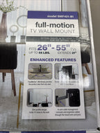 SANUS Preferred 26-55 Inch Full-Motion TV Wall Mount SMF421-B1
