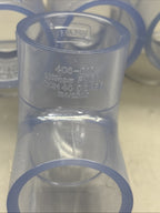 LOT of 6 Spears 406-010 1" PVC 90 ELBOW SOCKET SCH40 Clear