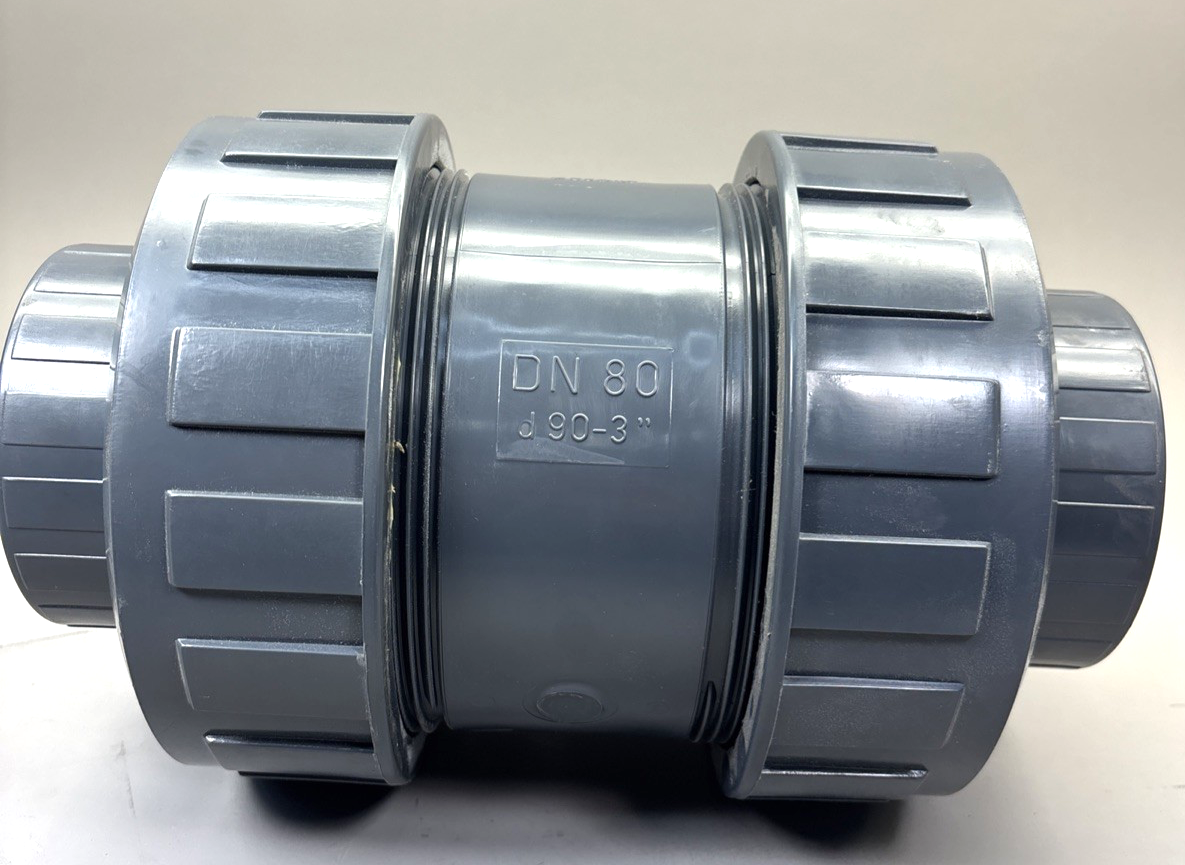 +GF+ 3" Type 317 Manual Diaphragm Valve PVC-U EPDM  d90DN80 161317024 - NEW