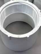LOT OF (5)  New Sch 40 PVC 2" Female Adapter Socket X Female NPT Thread