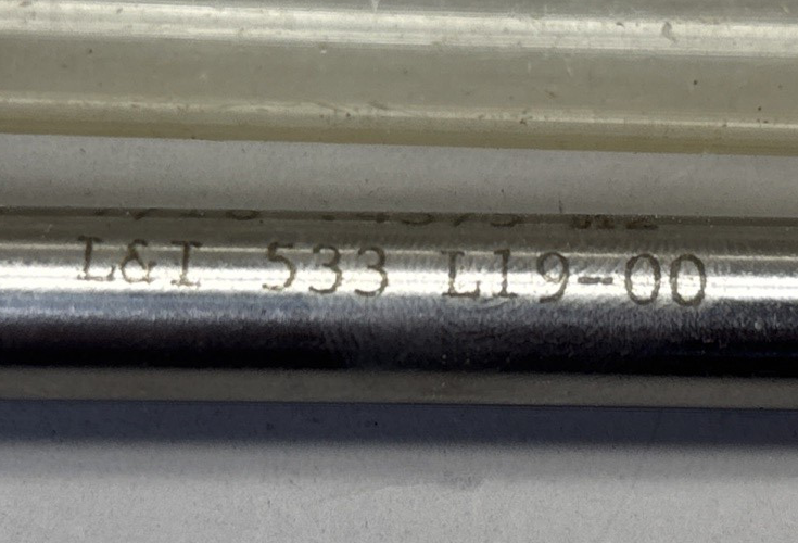 L&I 533 L19-00, 11.11mm USA B 7/16 .4375 M2