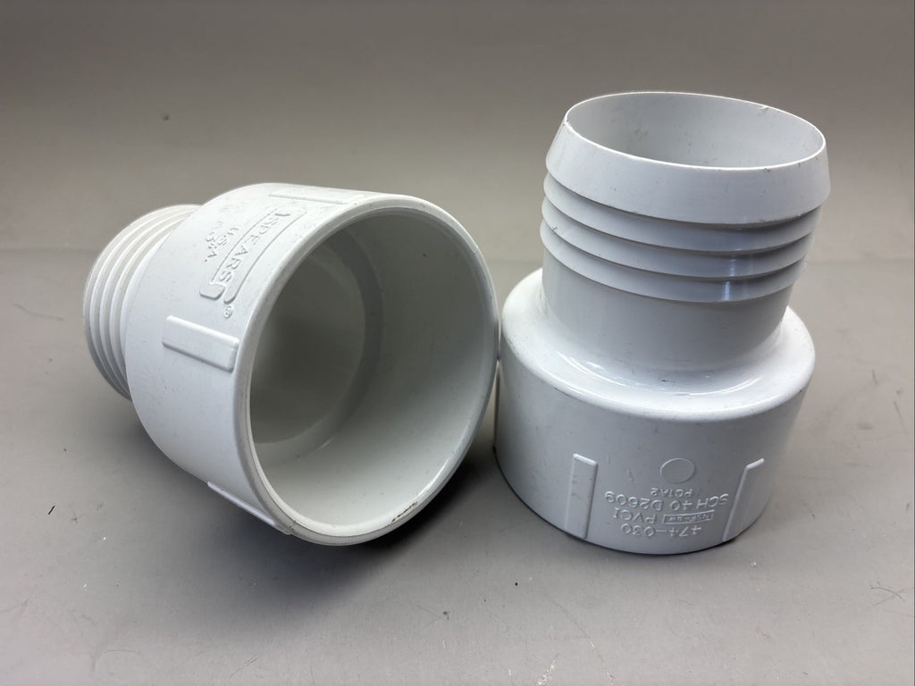 Spears 474-030 3" PVC Schedule 40 Insert x Socket Adapter 2 PACK