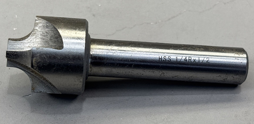 1/4 X 1/2" HSS CORNER ROUNDING END MILL (5800-4080)