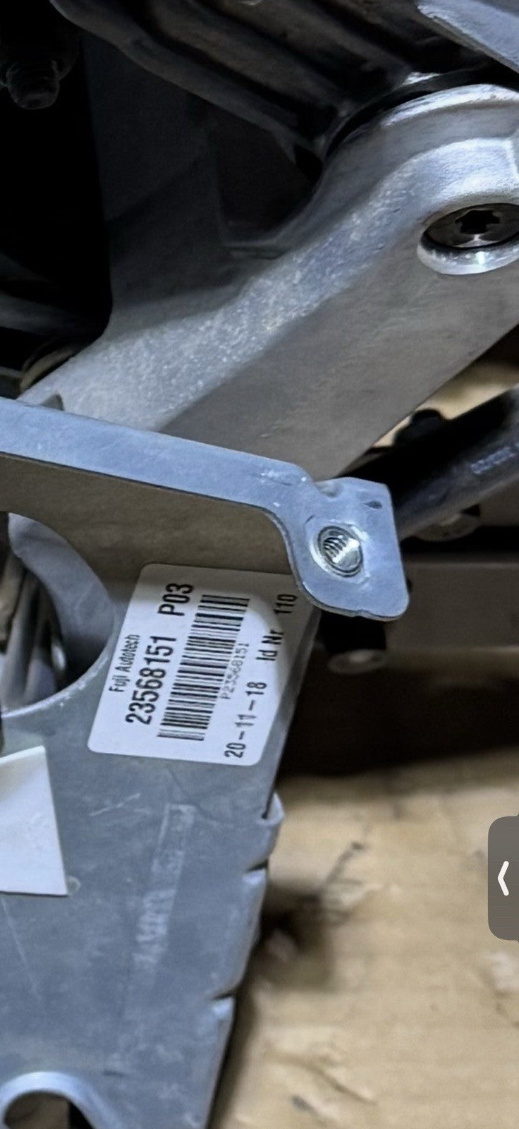 2019-2024 Volvo Vnl 760 870 Trick Steering Column With Pedal 3980337, 23568151