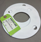 2 - ULTRA Chemical Resistant PTFE Gasket bolt holes For 3" Pipe, 1/8" Thick, 150