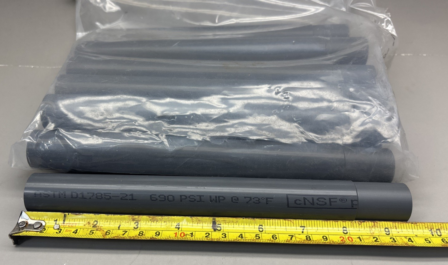 LOT 12 of Each size PVC 1120 ASTM 1785-21 690 PSI 3/4 - 9" 1/4 and 7" 1/4