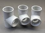 Pack of 3 LASCO PVC 40 PN12 Sch 80 Female Thread Tee 1-1/2"To Socket End D2466
