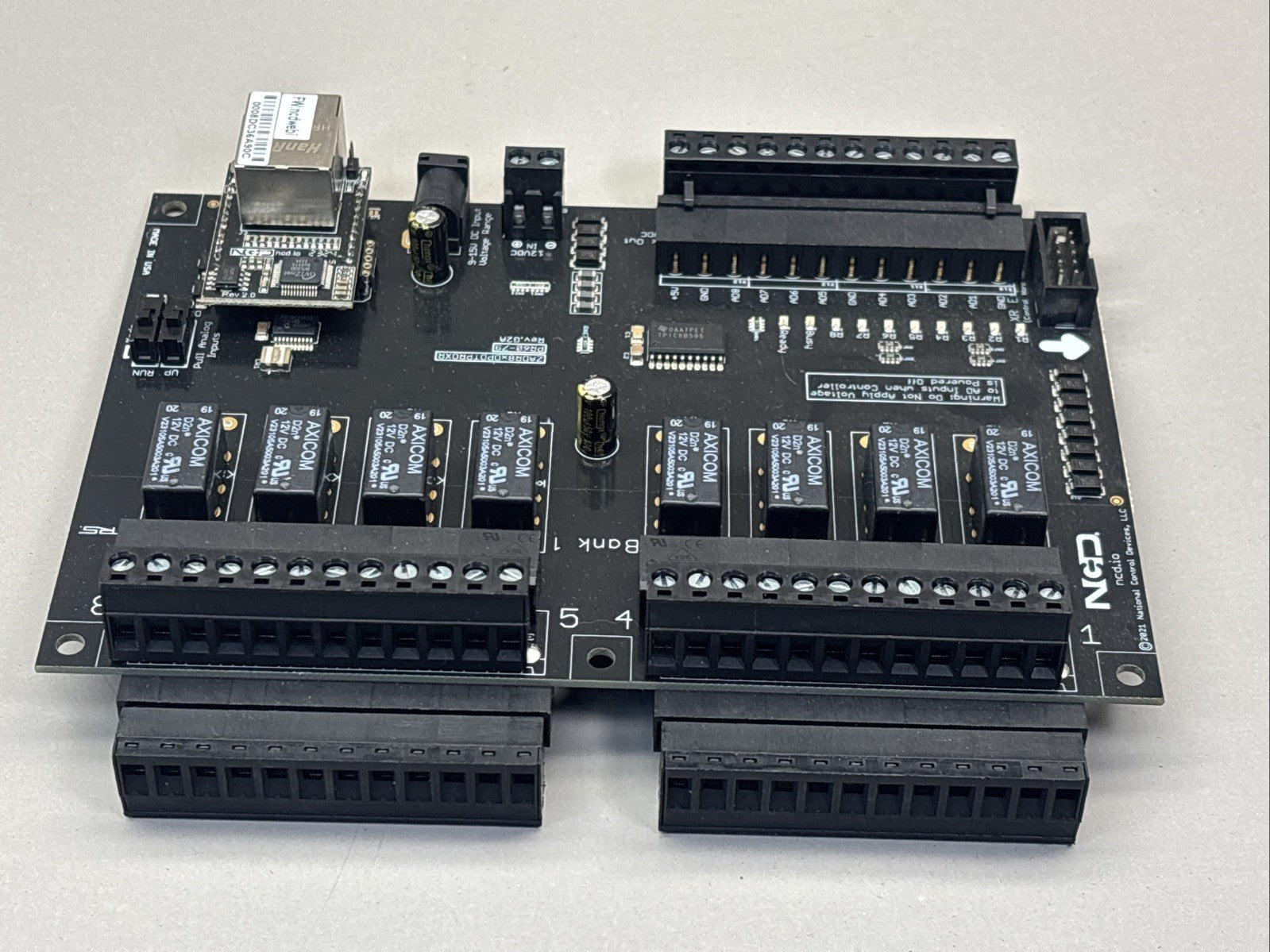NEW NCD Industrial Relay Controller 8-Channel DPDT + 8-Channel ADC 5-Amp