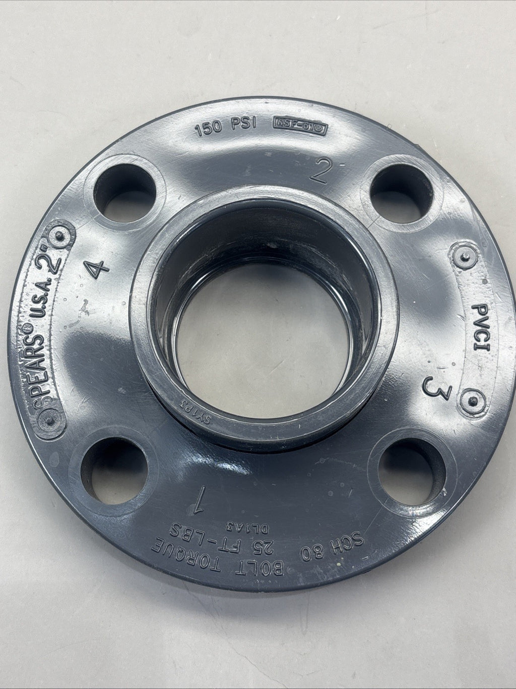 LOT of 3!!! 2 Gasket Bonus!!! Spears 854-020 2" Flange Socket 150 PSI