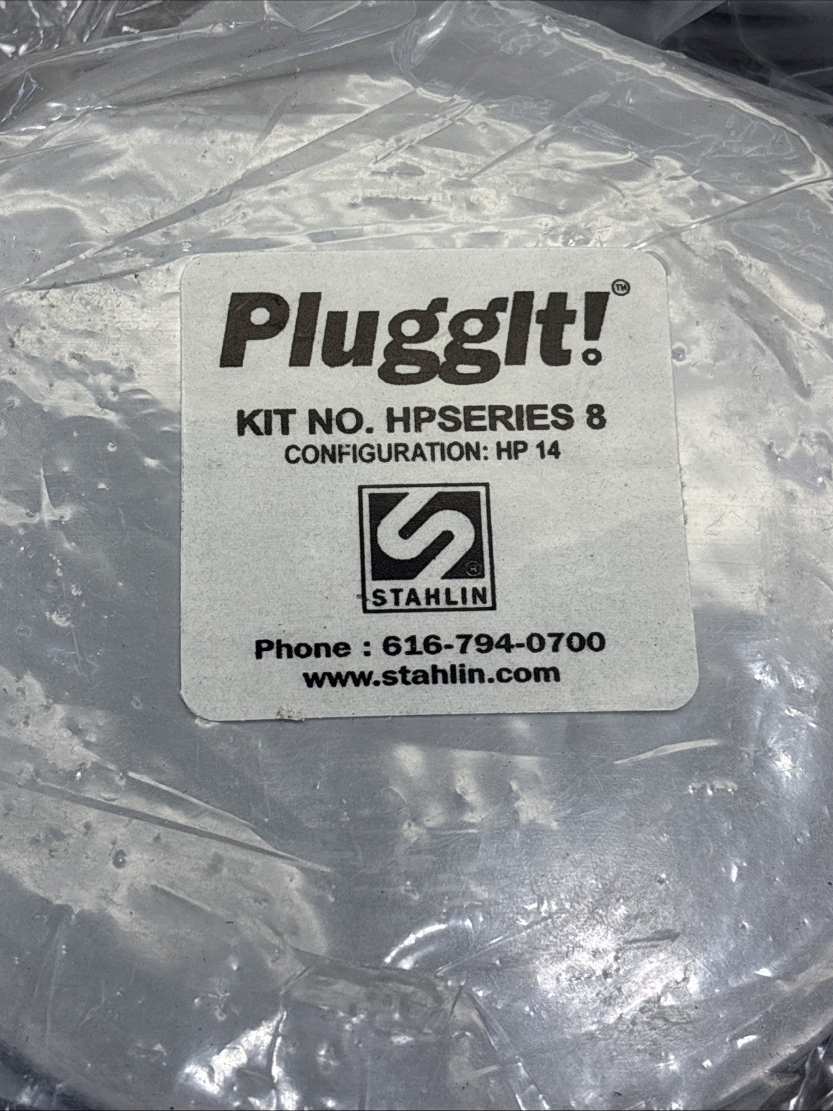 LOT of 5 - Hubbell-Wiegmann Hw-Fghp Hole Plug, Gray, Matte, HP 14