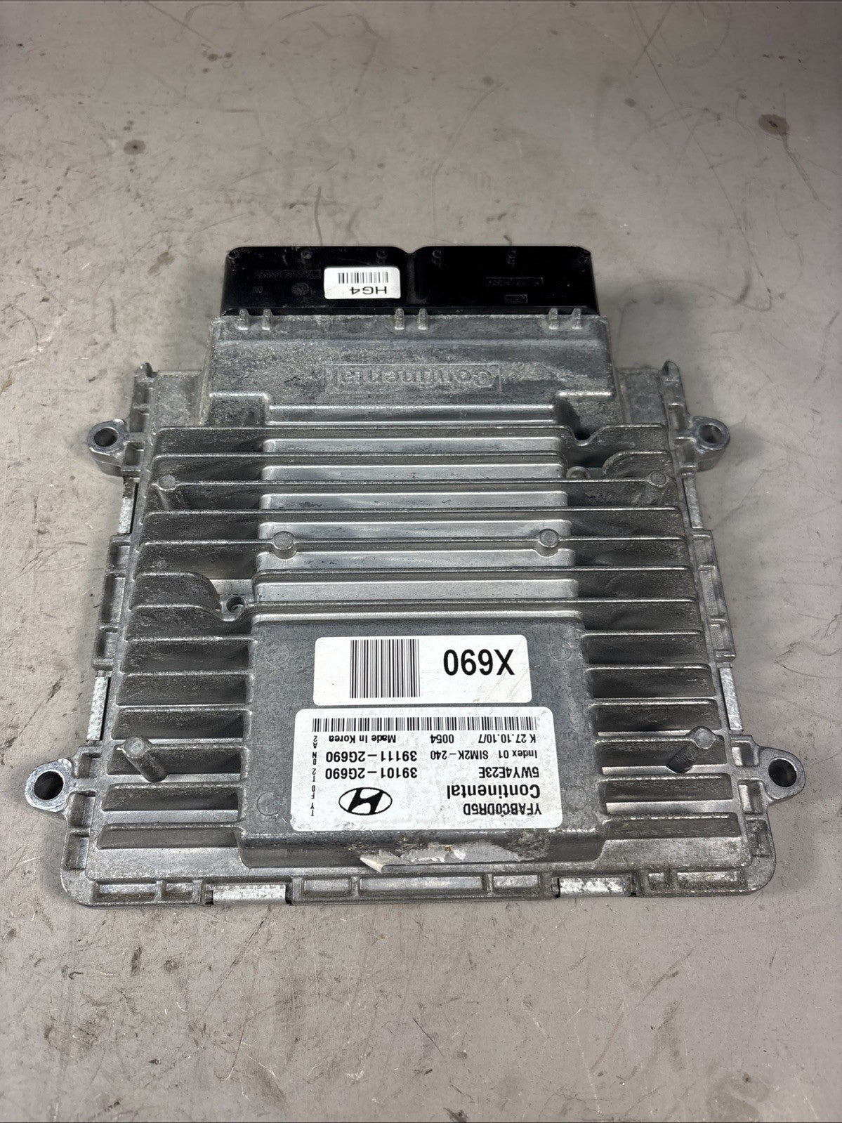 2011 2014 Hyundai Sonata 2.0L 39101-2G690 Engine Control Module Unit Ecm