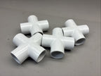 LOT of 4 Spears 420-007 3/4" PVC40 Cross Part# 420-007